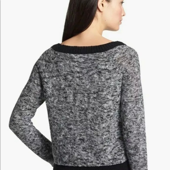 EILEEN FISHER Melange Linen Cotton Twist Sweater - Picture 3 of 7